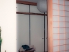 Fusums closet on pedest
